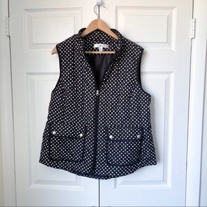 Croft and Barrow Puffer Vest with Cute Pattern